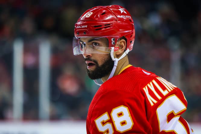 NHL: Los Angeles Kings at Calgary Flames