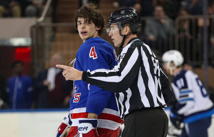 NHL: Winnipeg Jets at New York Rangers