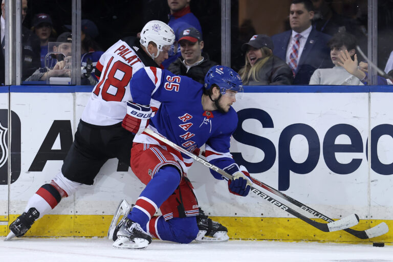 NHL: New Jersey Devils at New York Rangers