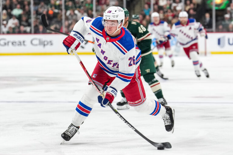 NHL: New York Rangers at Minnesota Wild