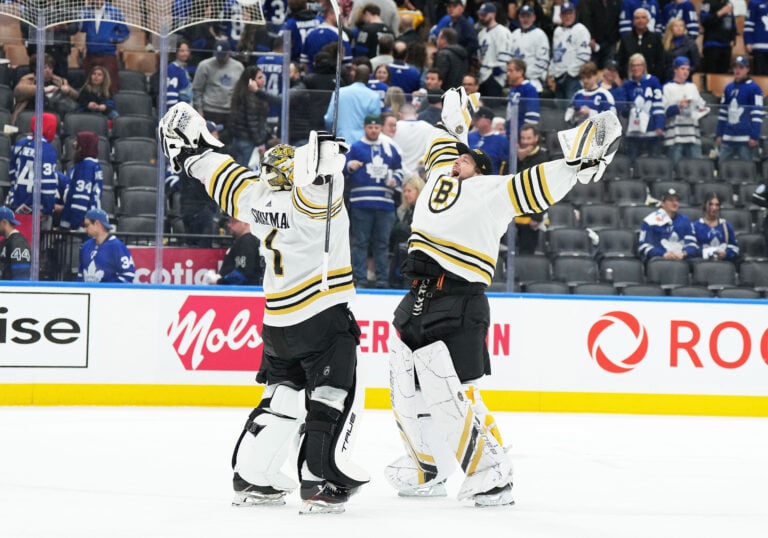 NHL: Stanley Cup Playoffs-Boston Bruins at Toronto Maple Leafs