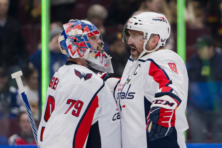 NHL: Washington Capitals at Vancouver Canucks