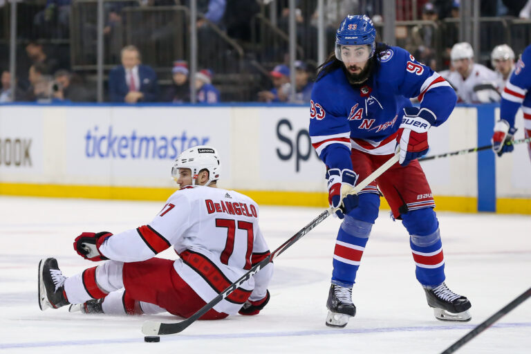 NHL: Carolina Hurricanes at New York Rangers