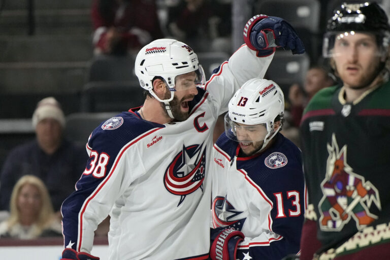 NHL: Columbus Blue Jackets at Arizona Coyotes