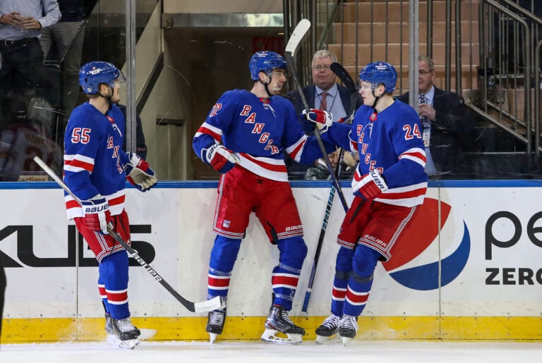 NHL: Calgary Flames at New York Rangers