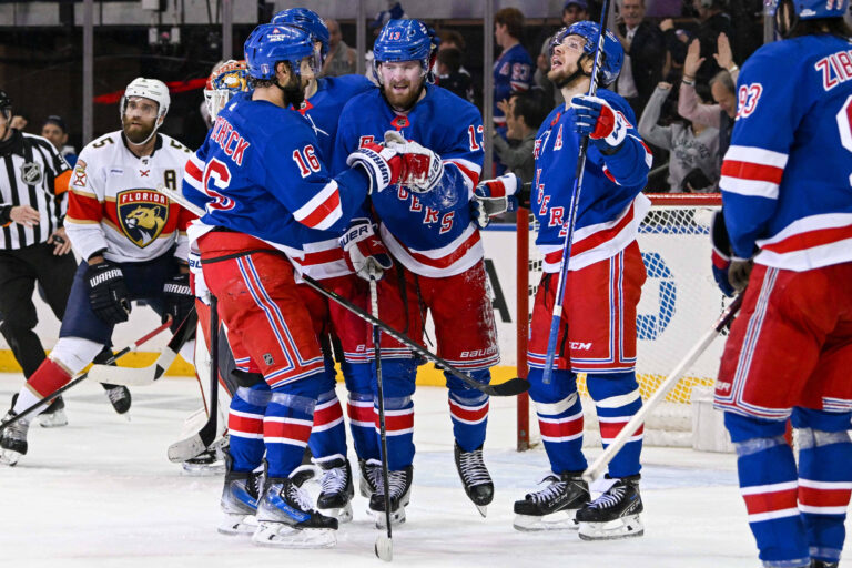 NHL: Stanley Cup Playoffs-Florida Panthers at New York Rangers