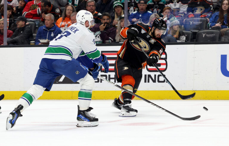 NHL: Vancouver Canucks at Anaheim Ducks