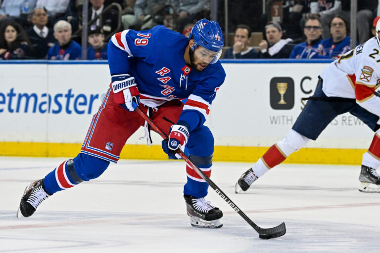 NHL: Stanley Cup Playoffs-Florida Panthers at New York Rangers