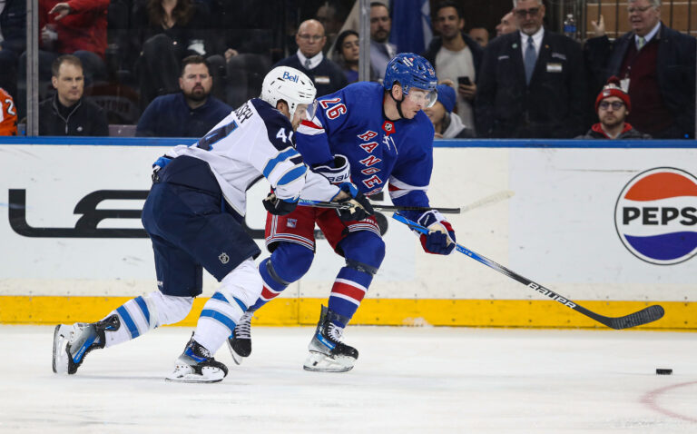 NHL: Winnipeg Jets at New York Rangers