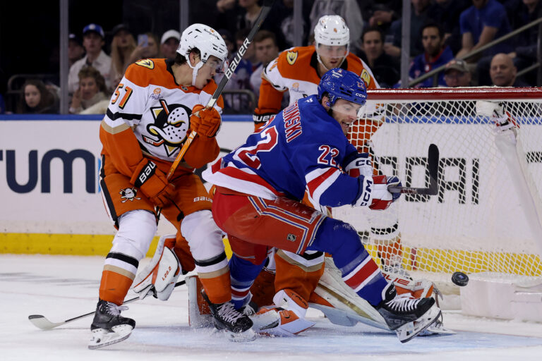 NHL: Anaheim Ducks at New York Rangers