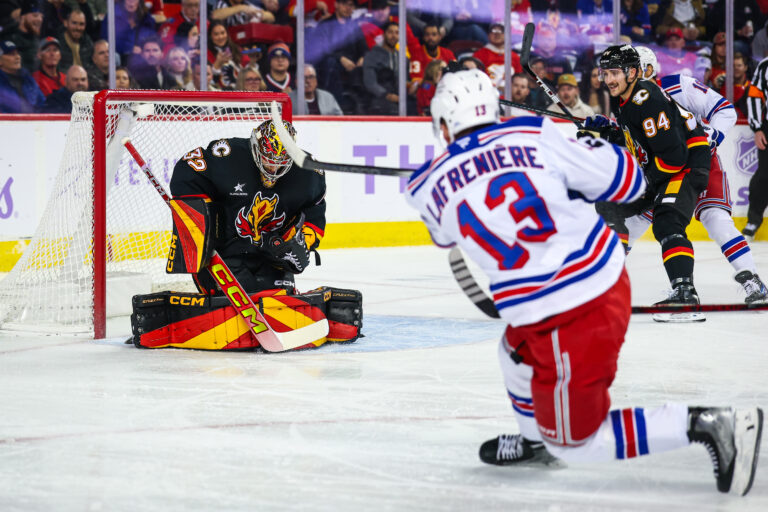 NHL: New York Rangers at Calgary Flames