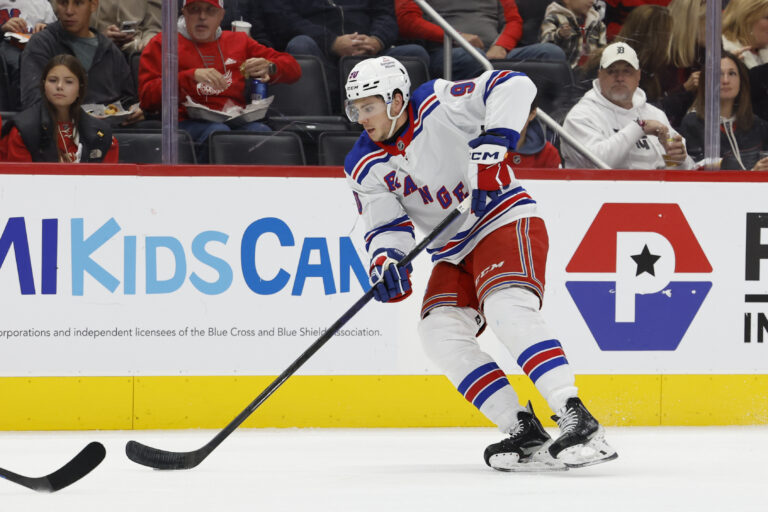 NHL: New York Rangers at Detroit Red Wings