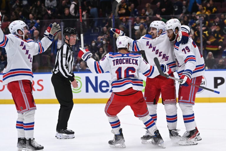 NHL: New York Rangers at Vancouver Canucks