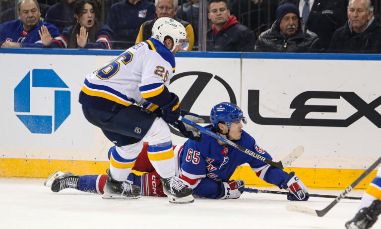 NHL: St. Louis Blues at New York Rangers