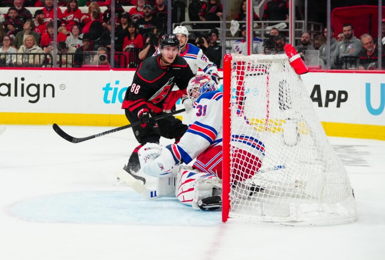 NHL: Stanley Cup Playoffs-New York Rangers at Carolina Hurricanes