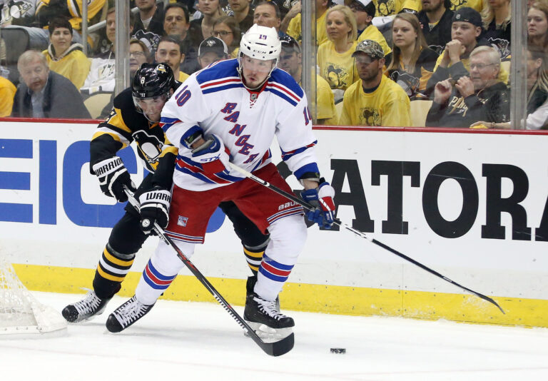 NHL: Stanley Cup Playoffs-New York Rangers at Pittsburgh Penguins