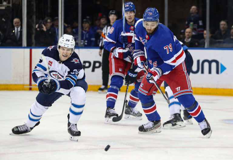 NHL: Winnipeg Jets at New York Rangers