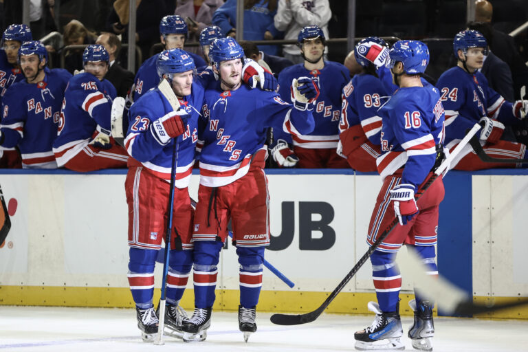 NHL: Winnipeg Jets at New York Rangers