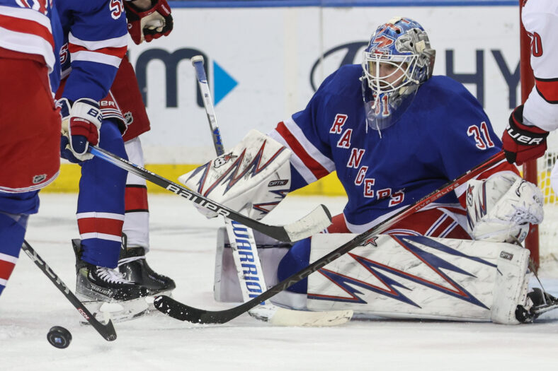 NHL: Carolina Hurricanes at New York Rangers