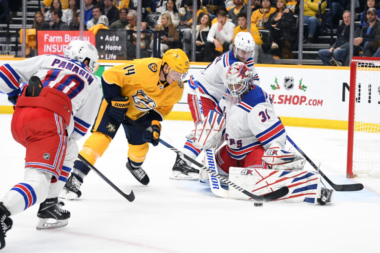 NHL: New York Rangers at Nashville Predators