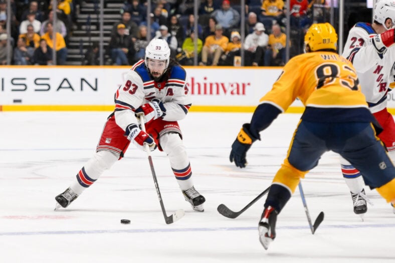 NHL: New York Rangers at Nashville Predators