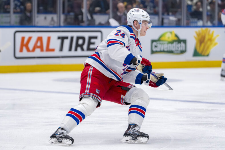 NHL: New York Rangers at Vancouver Canucks