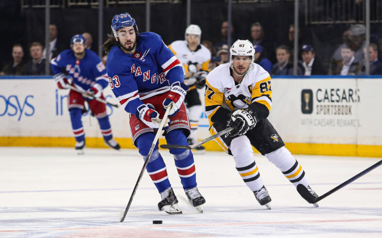 NHL: Pittsburgh Penguins at New York Rangers