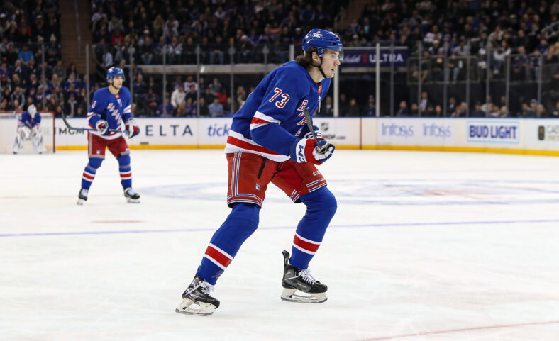 NHL: St. Louis Blues at New York Rangers