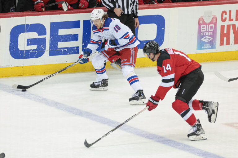 NHL: Stanley Cup Playoffs-New York Rangers at New Jersey Devils