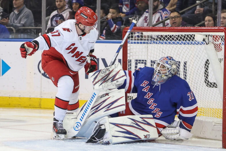 NHL: Carolina Hurricanes at New York Rangers