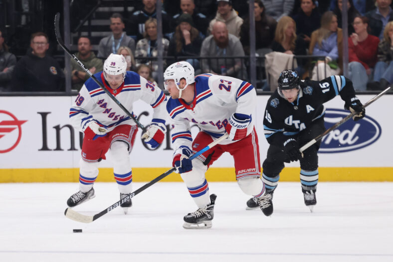 NHL: New York Rangers at Utah