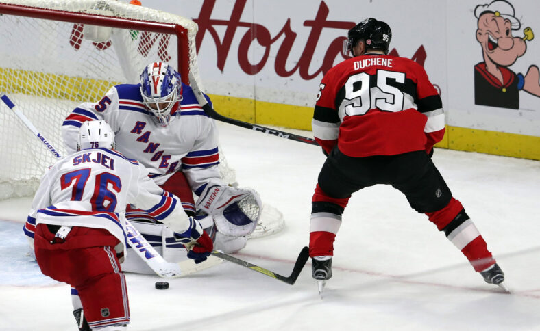 NHL: New York Rangers at Ottawa Senators