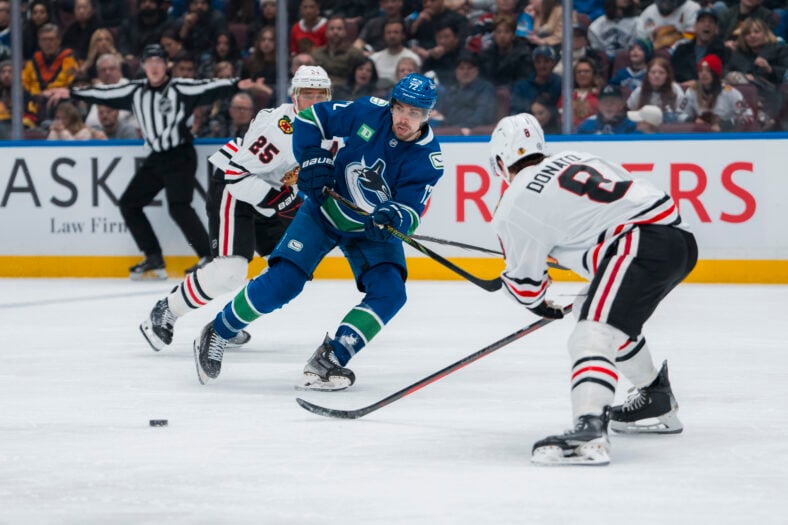 NHL: Chicago Blackhawks at Vancouver Canucks