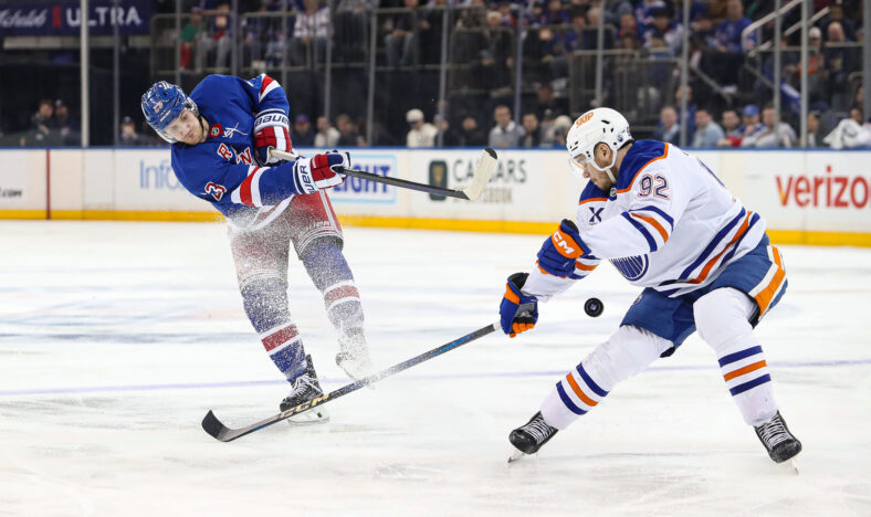 NHL: Edmonton Oilers at New York Rangers