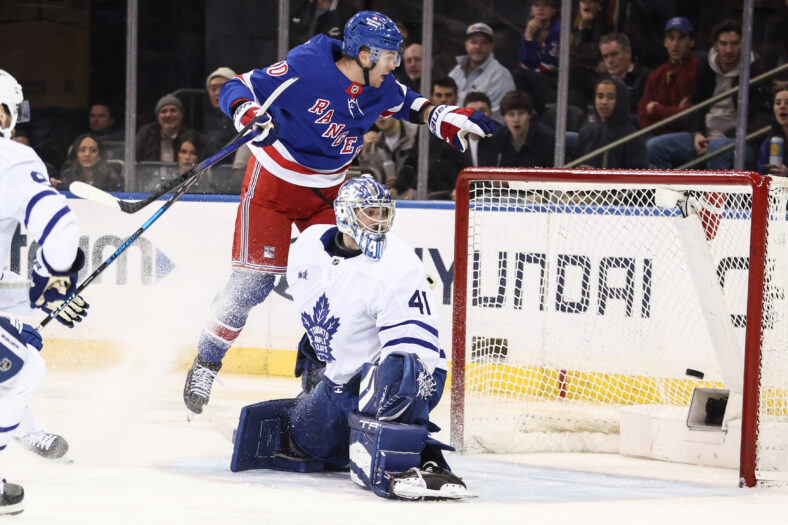 NHL: Toronto Maple Leafs at New York Rangers