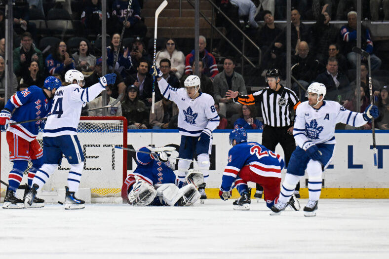 NHL: Toronto Maple Leafs at New York Rangers